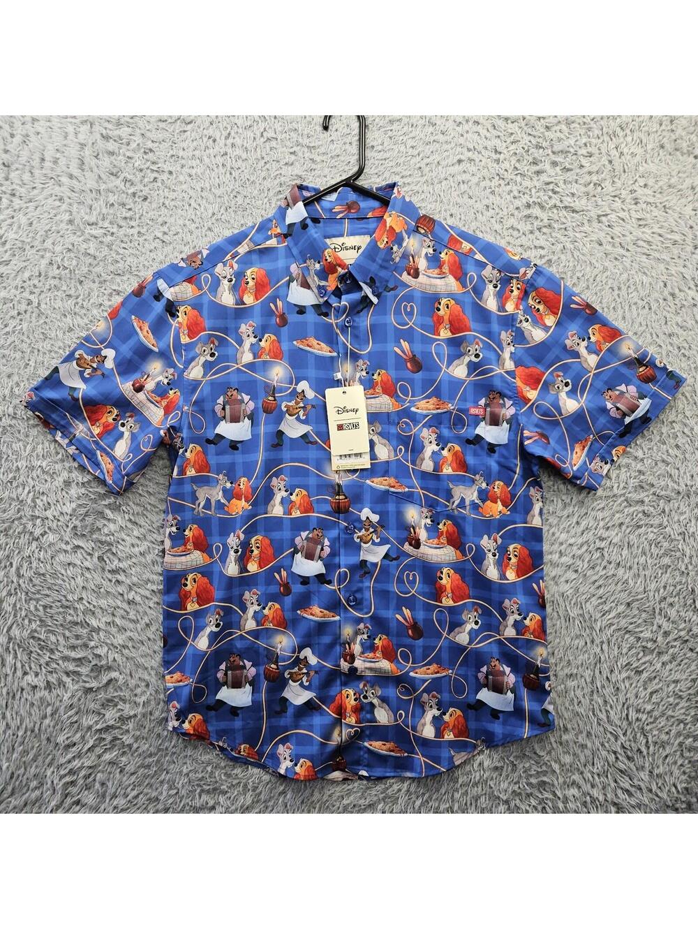 RSVLTS X Disney Shirt Lady and the Tramp Men Medium New W Tags